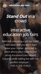 Mobile Screenshot of educationjobfairs.com